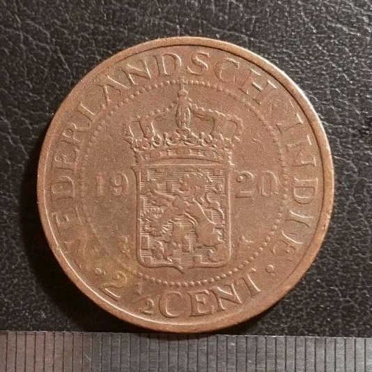 #62-BB. UANG KUNO / KOIN KUNO / BENGGOL 2.5 CENT TAHUN 1920