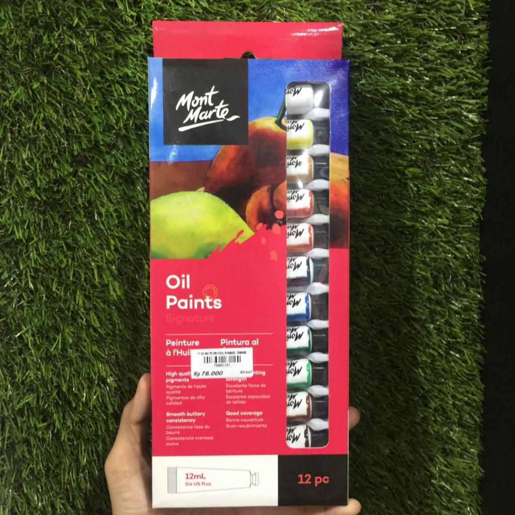

MONT MARTE OIL PAINTS 12PC X 12ML (PMHS0025) / CAT MINYAK SET