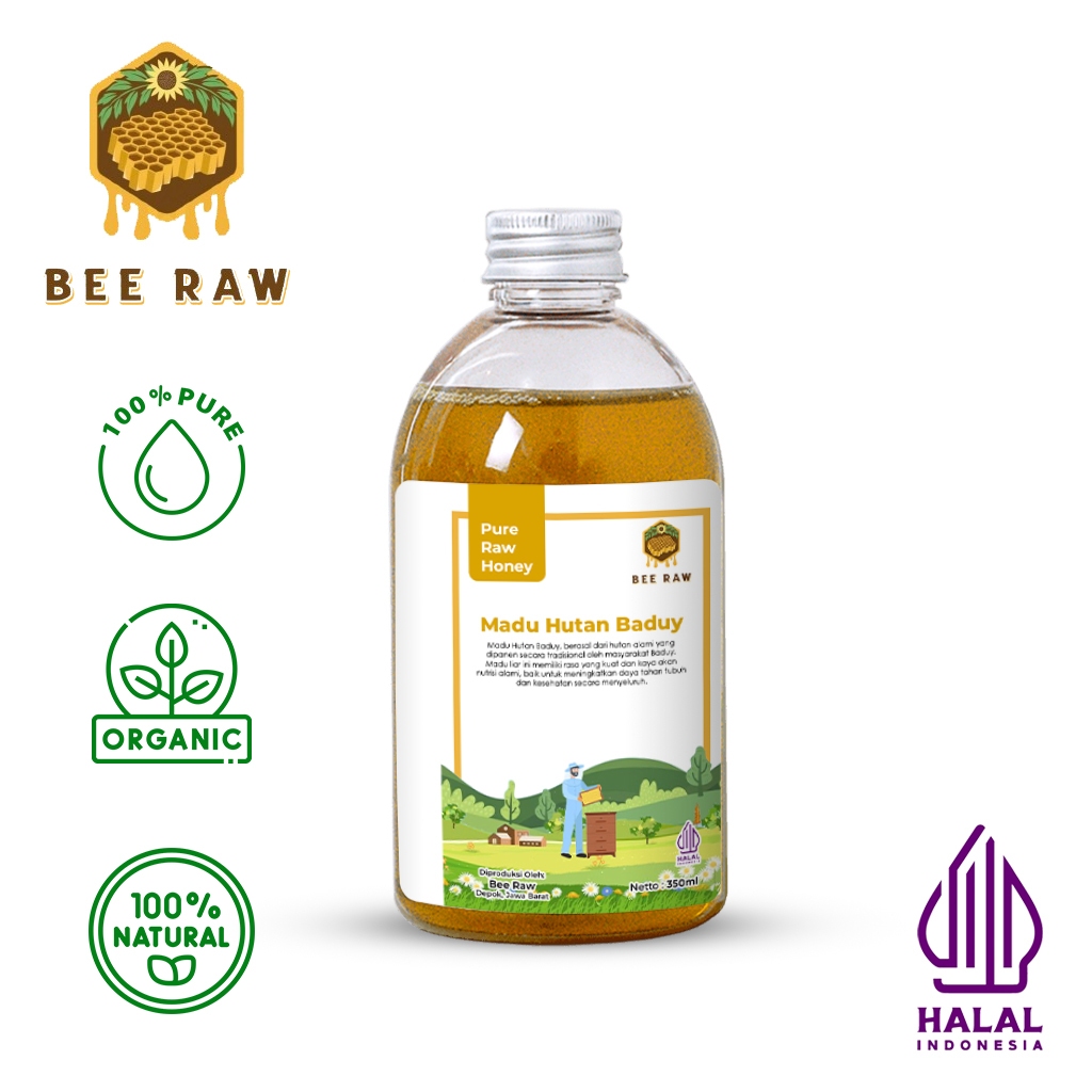 

Bee Raw Madu Hutan Baduy 350gr