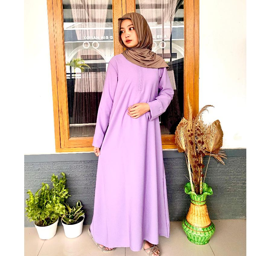 GAMIS TURKEY ABAYA POLOS WOLFIS