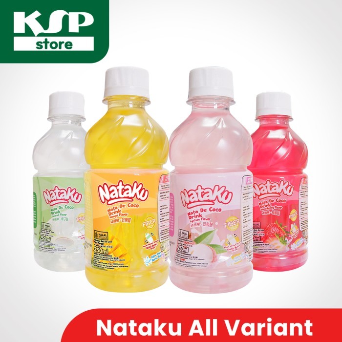 

Nataku All Variant Nata de Coco Ready To Drink 4 Pcs