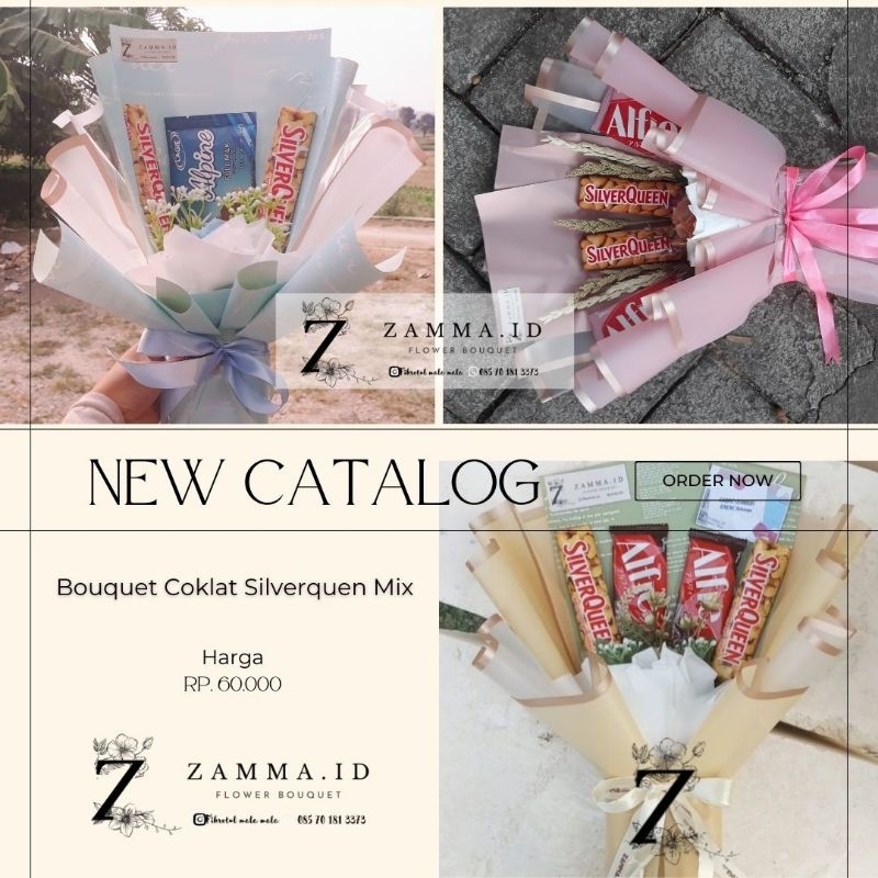 

Buket Coklat Silverquen mix