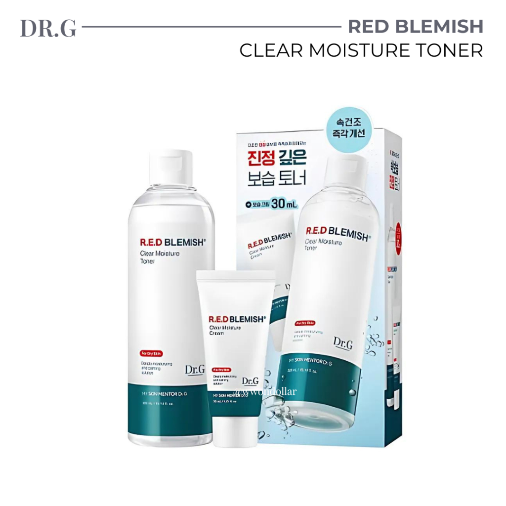 Dr.G Red Blemish Moisture toner | free cream 500ml, 300ml