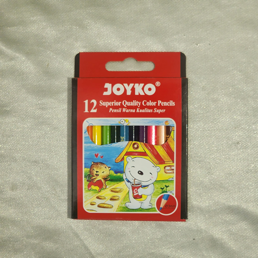 

JOYKO | Pensil Warna | 12 Warna Kecil