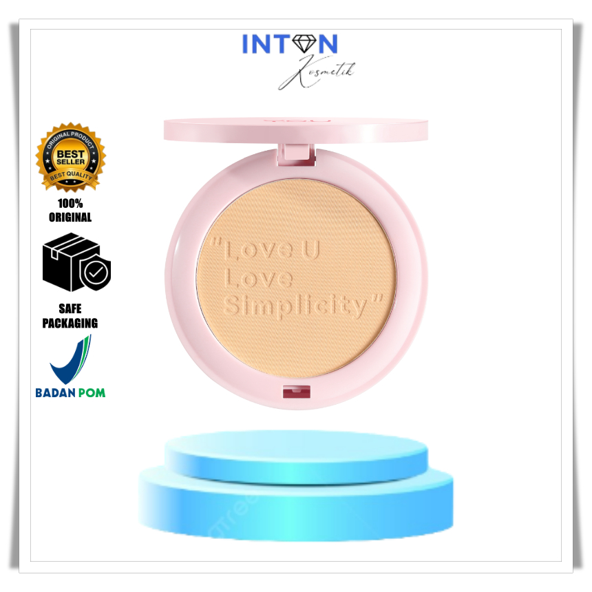 Y.O.U Simplicity Flawless Compact Powder | Bedak Padat | Natural Makeup Tahan Lama
