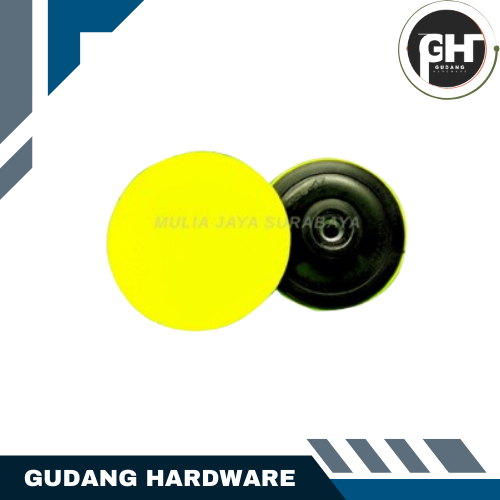 TATAKAN AMPLAS GERINDA TANGAN PAD GRINDA BULAT 4 INCH HALUS
