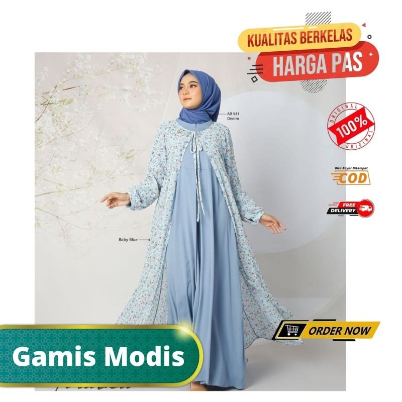 IVANKA DRESS BY ARRAFI GAMIS MOTIF PREMIUM DRESS DEWASA GAMIS TERBARU ARRAFI DRESS ONLY