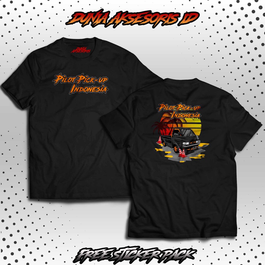 Kaos Pick Up Putura Indonesia Baju Driver Pick Up Tshirt Atasan Dewasa Mobil Putura