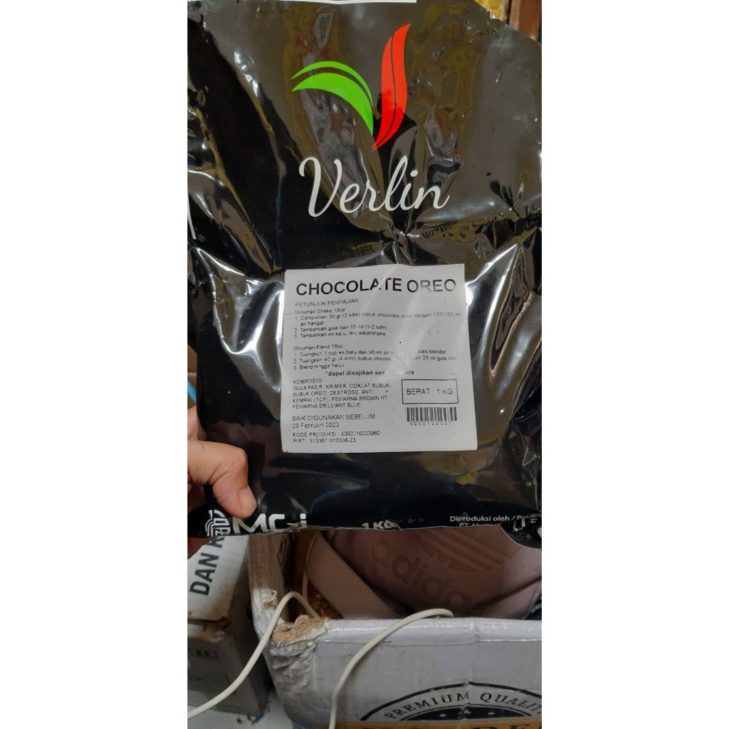 

Verlin powder drink choco almond biskuit minuman serbuk 1Kg almon