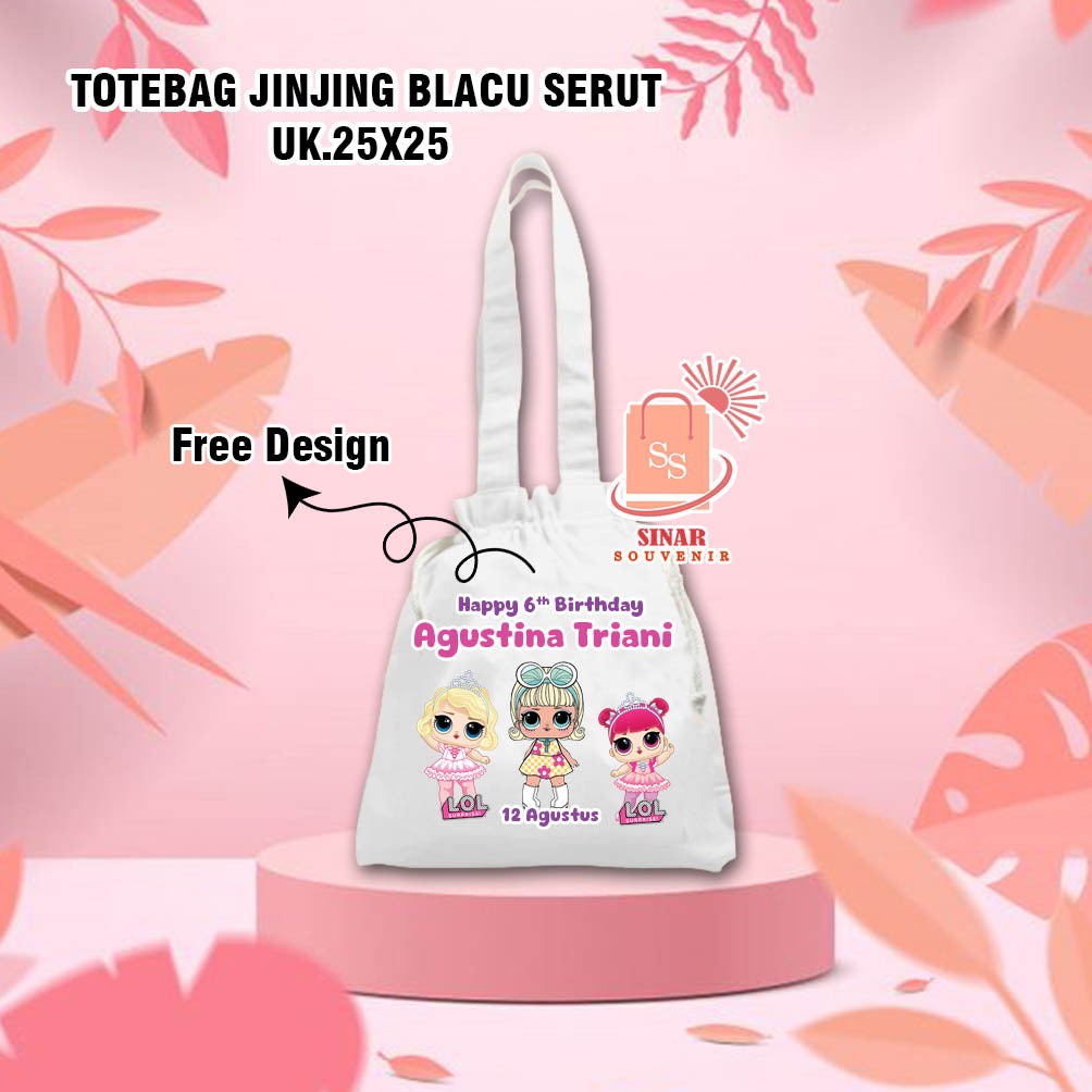 

GOODIE BAG ULTAH MODEL SERUT CUSTOM UK 25 X 25 TERMURAH