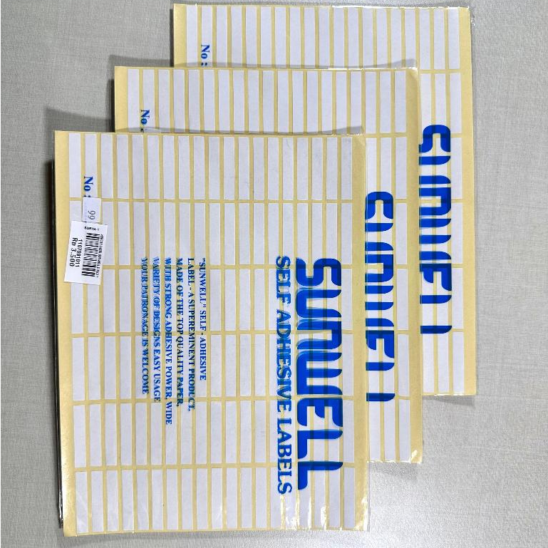 

(PAK) KERTAS LABEL SUNWELL 99 / STIKER NAMA / STIKER LABEL HARGA / STIKER KERTAS