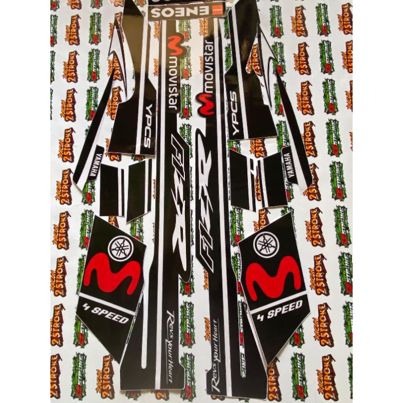 Setiker Yamaha Fiz r fizr Movistar Full hitam standar