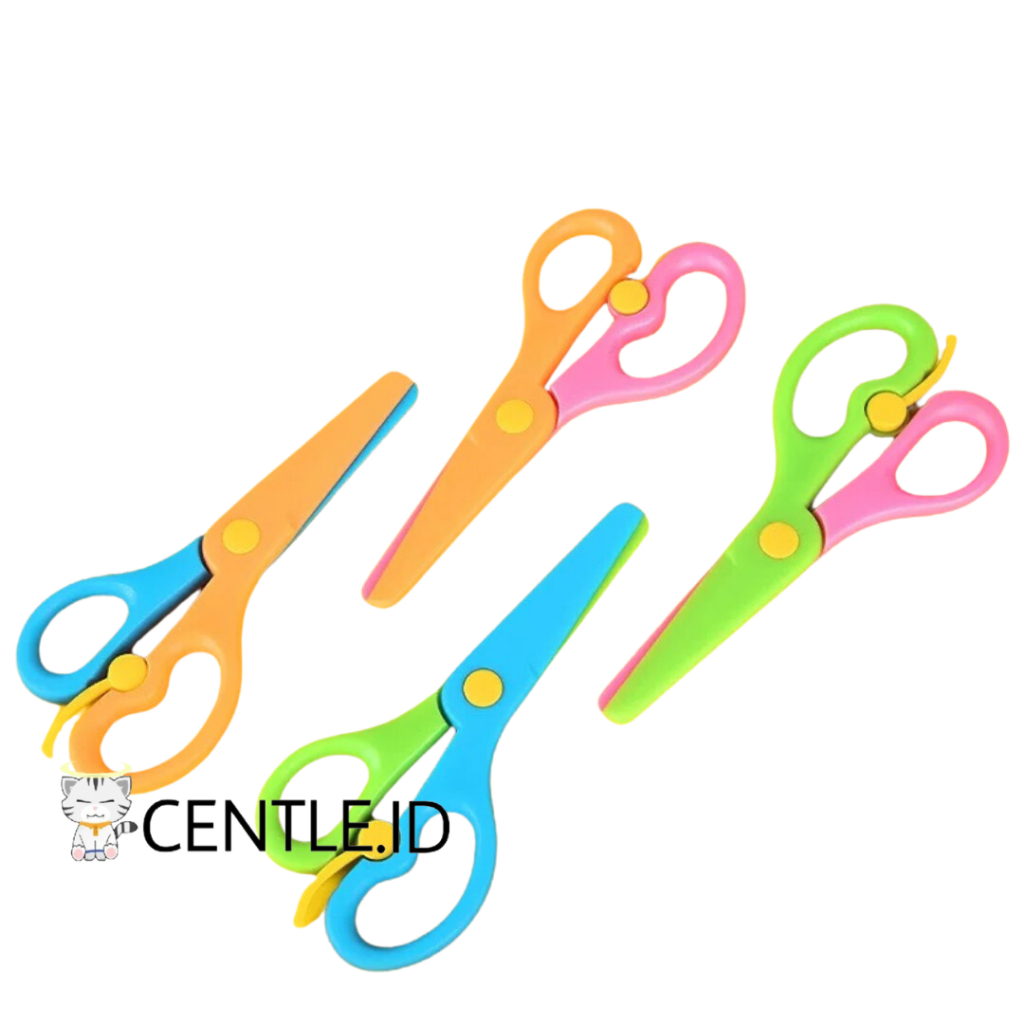 

GUNTING KERTAS TINHOU 6 INCH BAHAN PLASTIK GUNTING KERTAS WARNA WARNI FULL COLOR TERMURAH