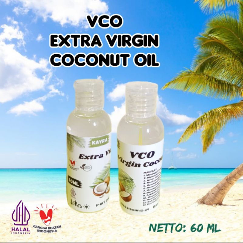 

Virgin Coconut Oil(VCO) 60ml/Minyak Kelapa 60ml