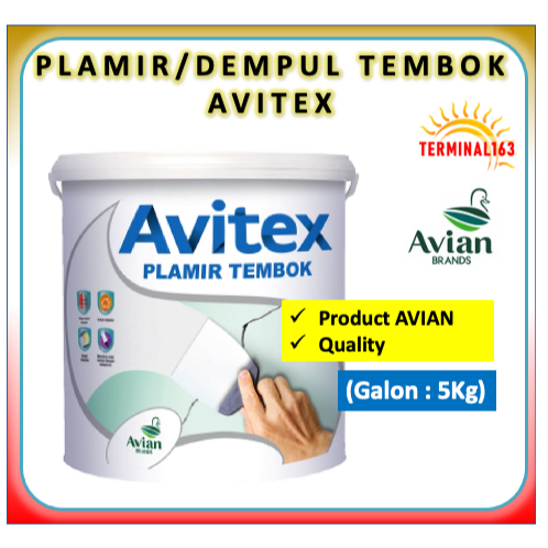 plamir tembok avitex 5kg
