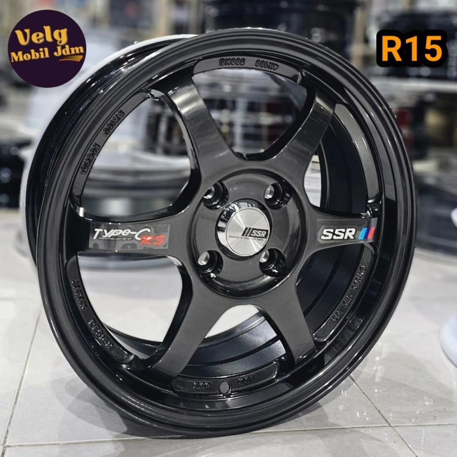 velg mobil ring 15 SSR LEBAR 6,5 ET 42 velg r15 ignis freed brio mobbilio agya sigra