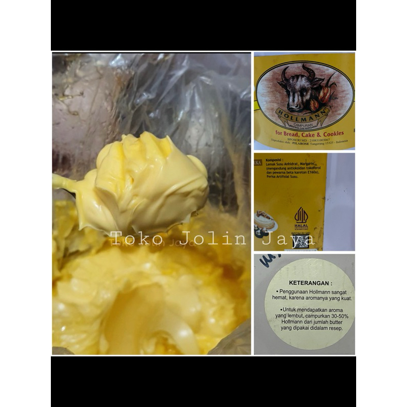 

100g butter kiloan Hollmann / Hollmann butter for bread, cake, cookies