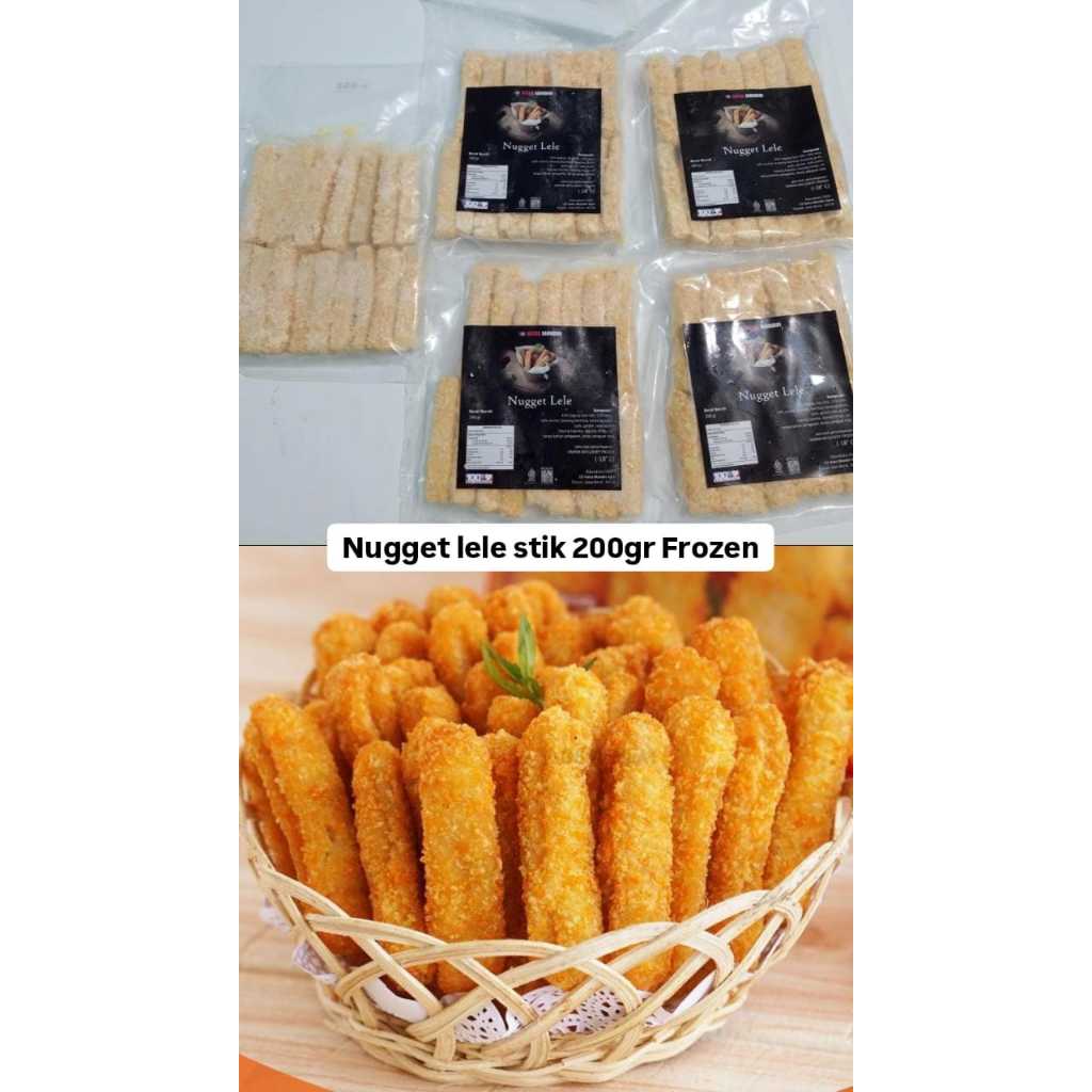 

Nugget ikan lele stik 200gr +/- 17pcs TANPA PENGAWET / NON MSG (Frozen)