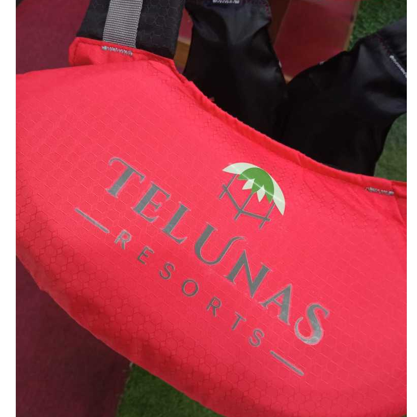 Pelampung/PFD DTF Sablon Kustom (Logo/Nama)