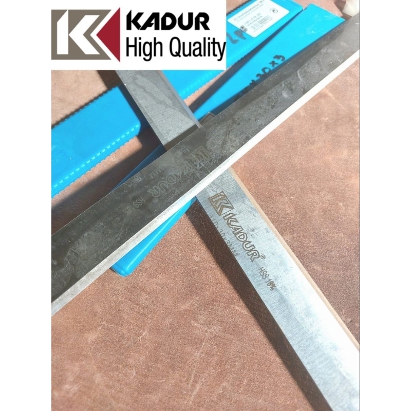 Pisau planer baja HSS merk KADUR HSS 18%