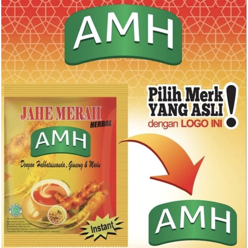 

AMH JAHE MERAH ORIGINAL DENGAN HABBATUSSAUDA, GINSENG DAN MADU