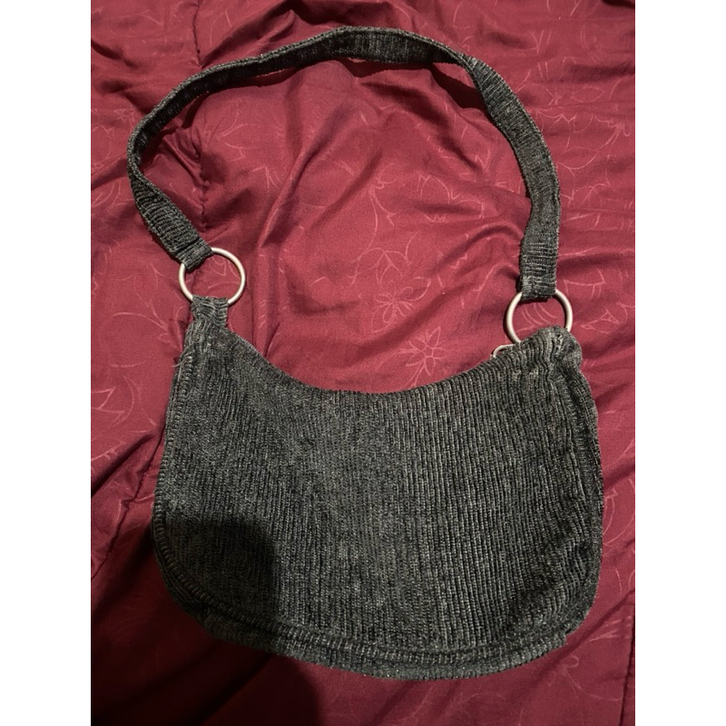 ALTON SHOULDE BAG DARK GREY PRELOVED TAS