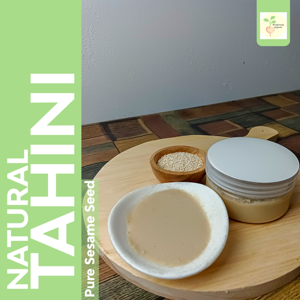 

Natural Tahini 500gr, Pasta Wijen, Sesame Seed Paste Unsweetened