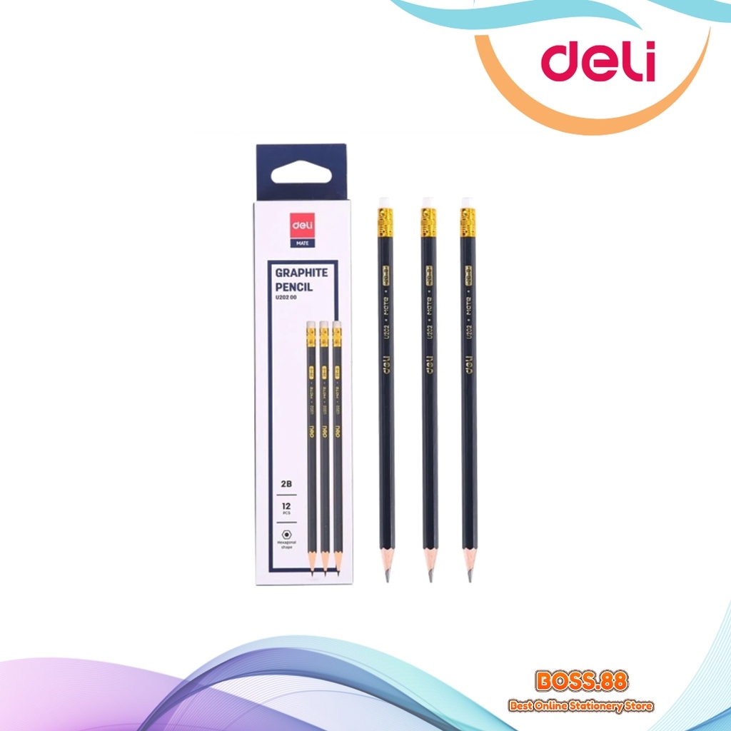 

PENCIL / PENSIL 2B DELI EU-20200 (12 PCS)