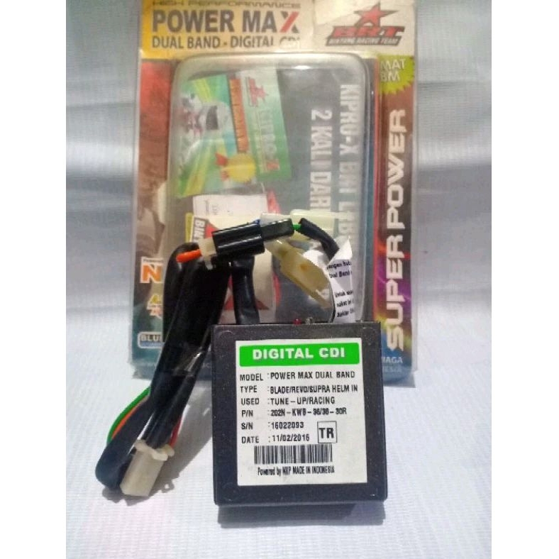 CDI HONDA BLADE REVO BRT RACING POWERMAX DUALBAND TR
