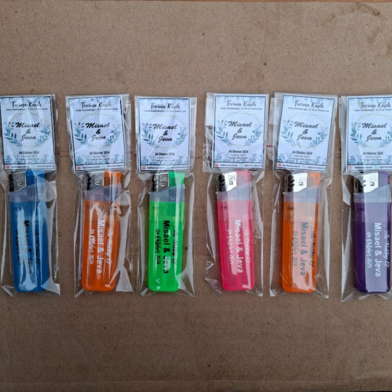 souvenir korek gas acara pernikahan custom