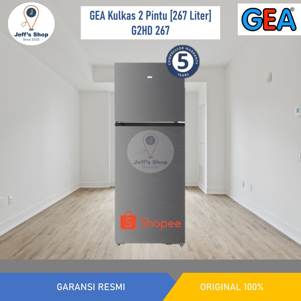 GEA Kulkas 2 Pintu [267 Liter] G2HD 267