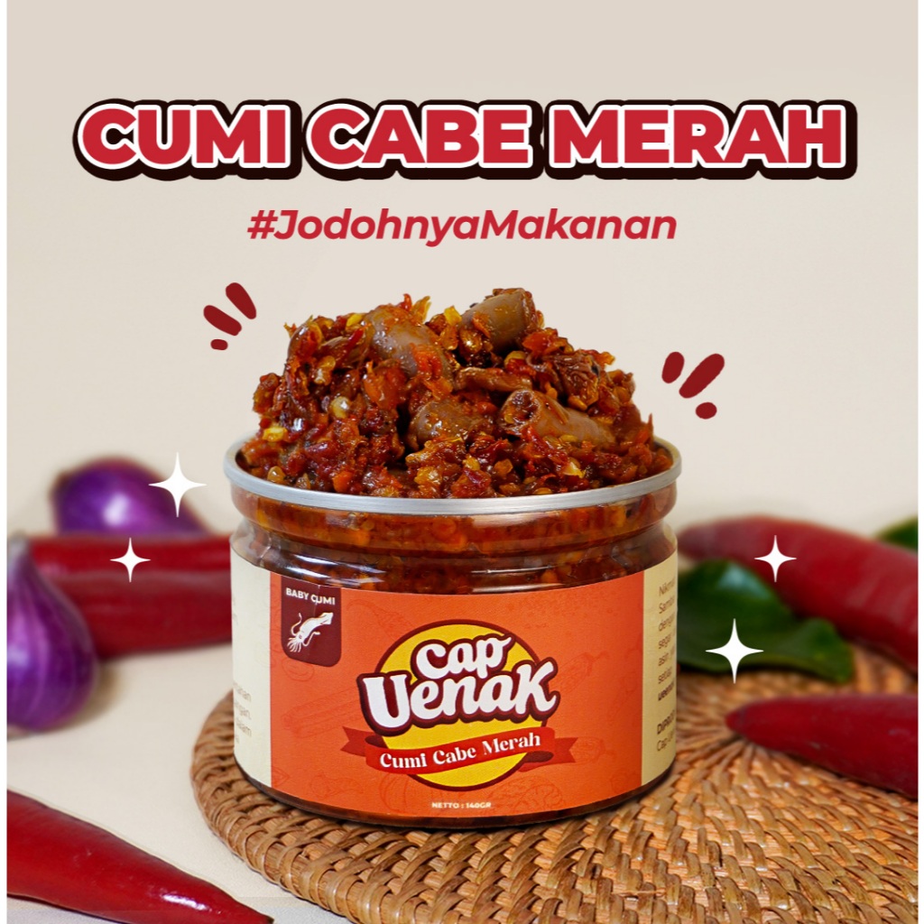 

Cap Uenak - Sambal Baby Cumi 140 gr