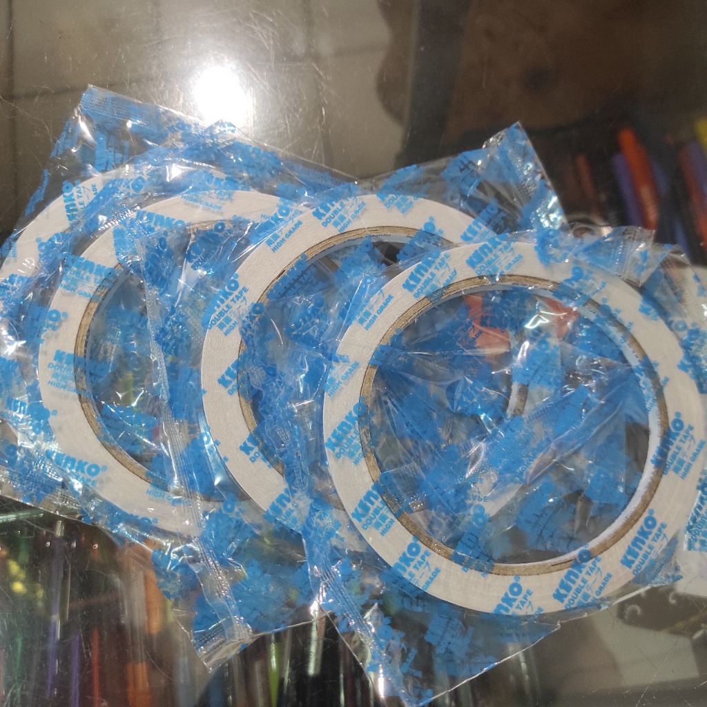 

Kenko Double Tape Perekat Bolak-Balik 1/4 1/2 1 2 inch
