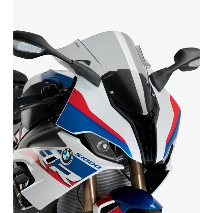 PUIG Visor Windshield Z-Racing Windshield Light Smoke 3571H for BMW S1000RR '19-'24