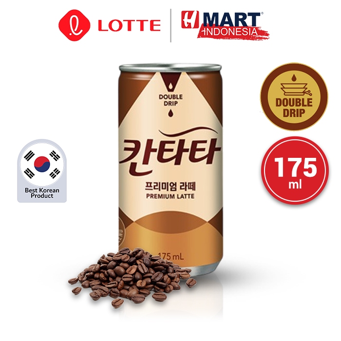 

Lotte Cantata Premium Blend Coffee Latte - Kopi Latte Korea 175ml