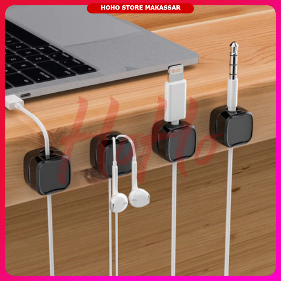 Kabel Klip Organizer Cable Magnetic Holder - GANK1