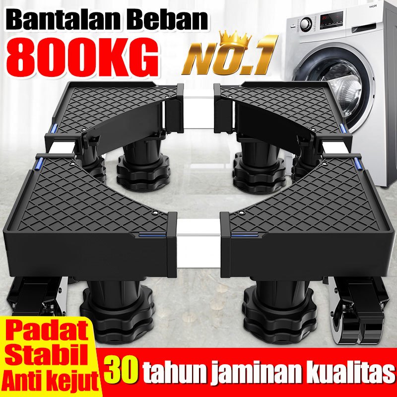 [COD]Roda mesin cuci Alas Mesin Cuci Dan Alas Kulkas Tahan Karat Yang Dapat Disesuaikan,braket mesin