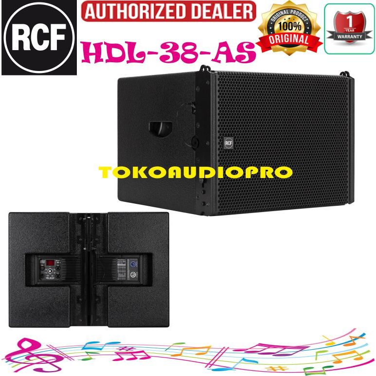 Subwoofer RCF HDL 38-AS Subwoofer Aktif Rcf HDL38 AS Original RCF HDL38AS Sub Aktif