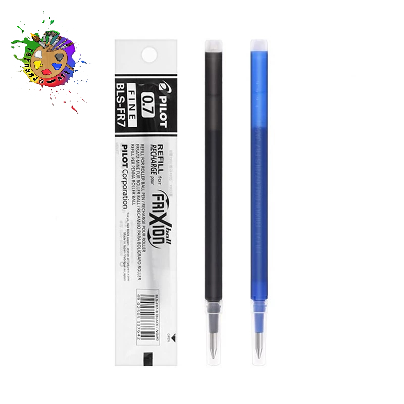 PILOT - Refill Isi Pulpen Frixion Clicker Warna Hitam dan Biru 0.5 dan 0.7 / tinta refill pulpen fri