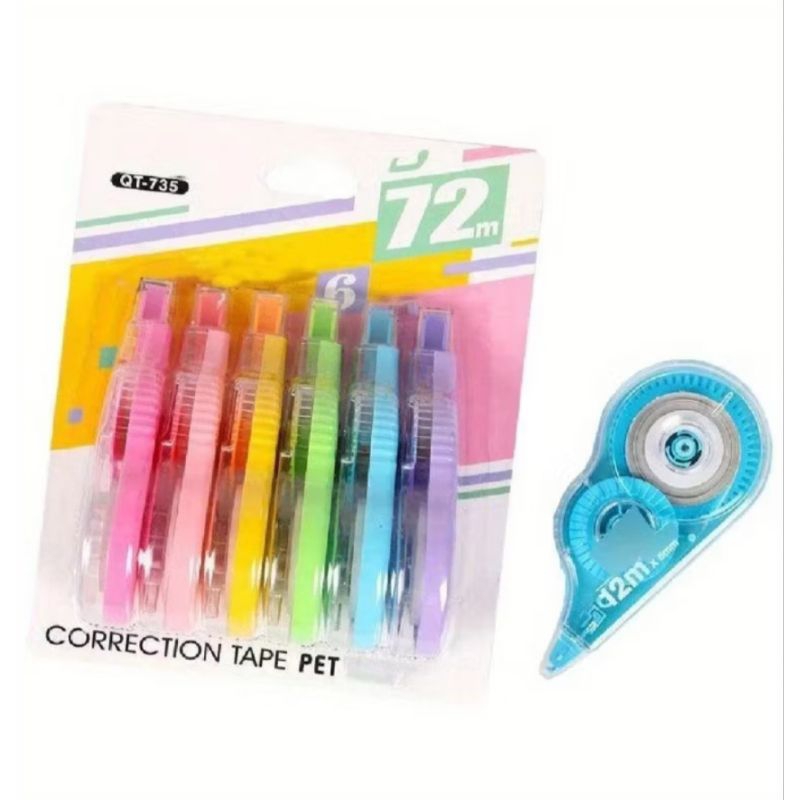 

YENYEN_ATK 6pcs Tipex Tip X Pita Koneksi Pena Correction Tape - ST0453