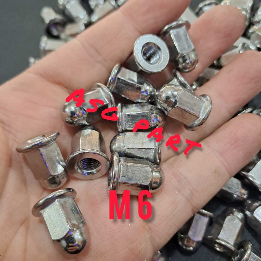 Mur Knalpot Topi M6 Baut 10