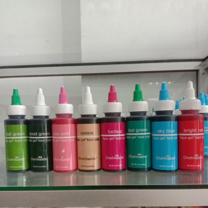 

Beryllicious.id - Chefmaster liqua gel food color 2.3 oz PROMO Chef master pewarna makanan 65gr import promo murah sby