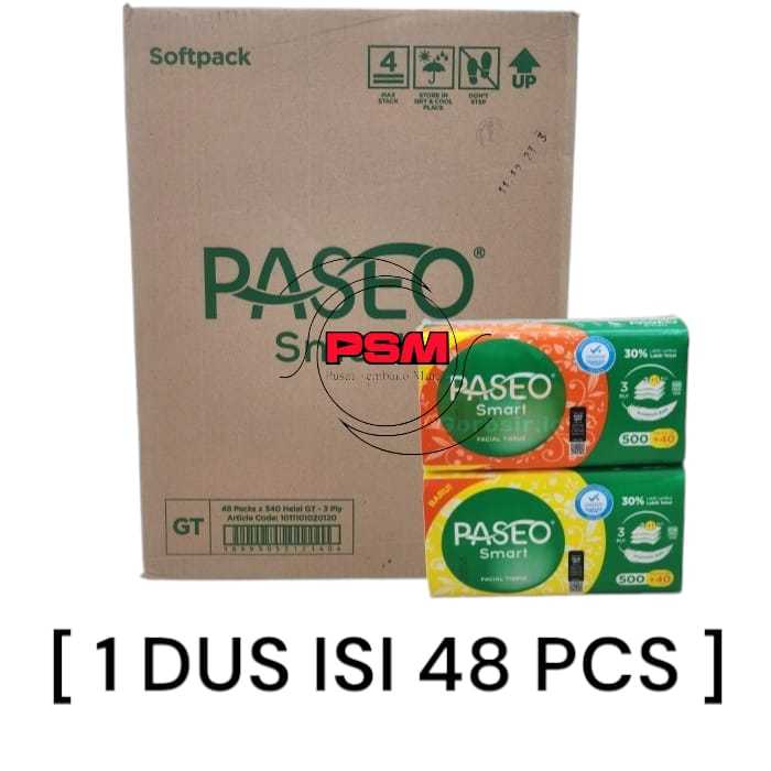 PSM ~ GROSIR TISSUE PASEO 250 / 540 sheet HARGA 1 DUS TISU PASEO 250 / 540 sheet isi 48 PAX