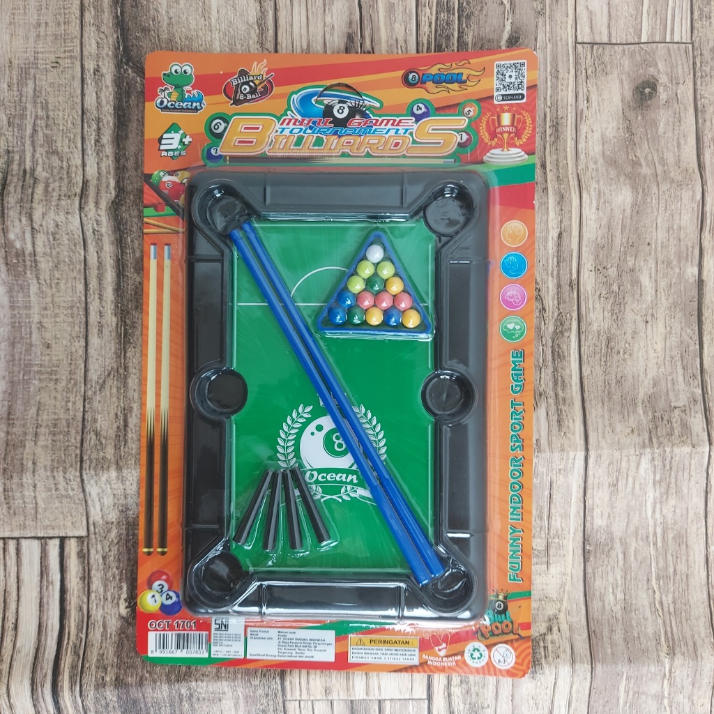 Mainan anak meja bilyard mini