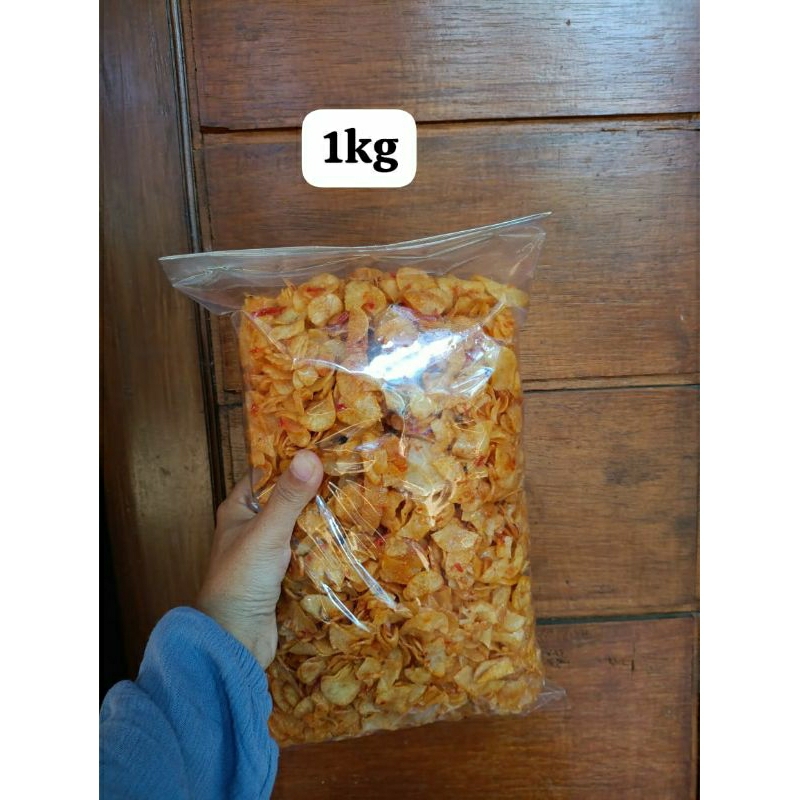

(1kg) Misda Singkong pedas (Keripik Singkong Asam Manis Pedas)