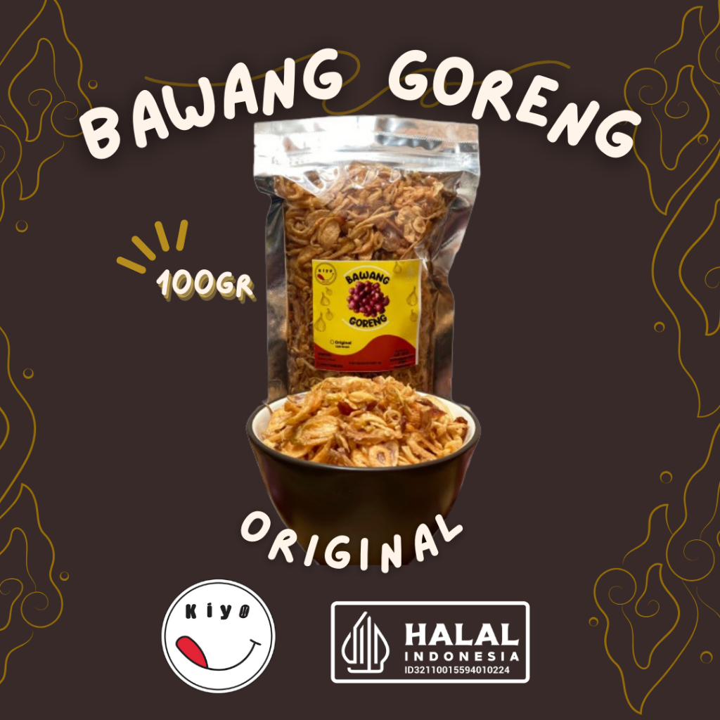 

Bawang Goreng Kiyo 100gr Rasa Original 99% Tanpa Campuran
