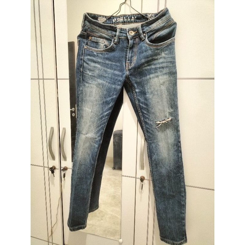 (PRELOVED, WAJIB BACA DEKSRIPSI) Celana Jeans Osella Laki-laki Pria Remaja Dewasa