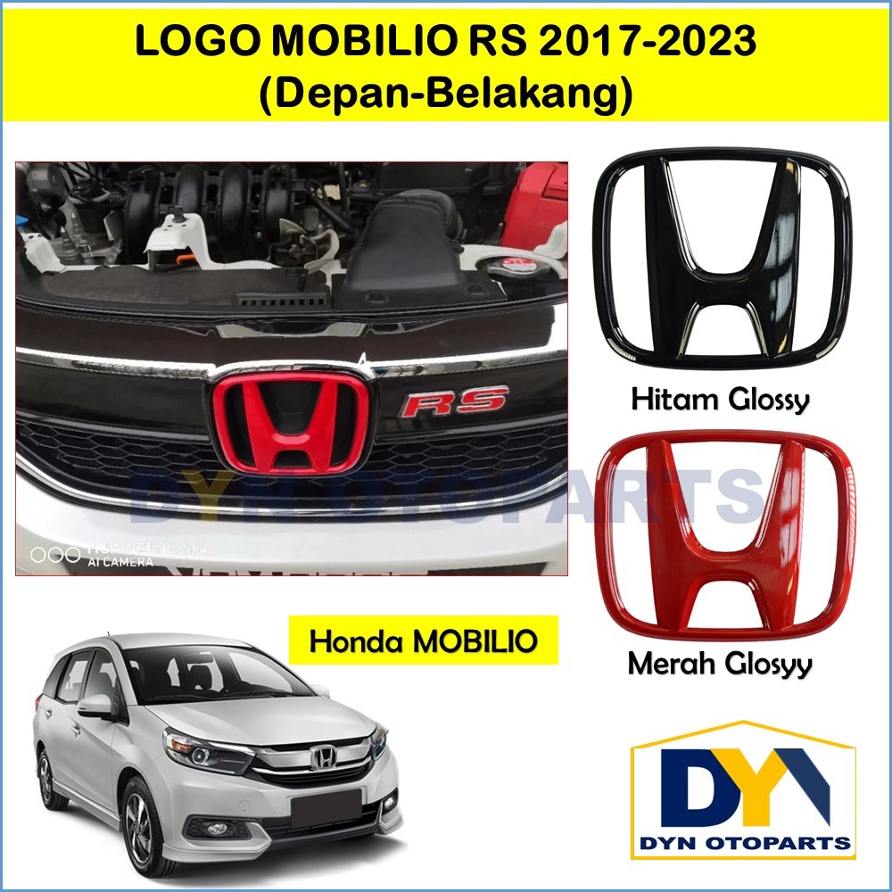 DYN159- MOBILIO 2017-2023, Logo Honda Depan, MOBILIO DEPAN BELAKANG, Tulisan Logo Emblem Mobilio Dep