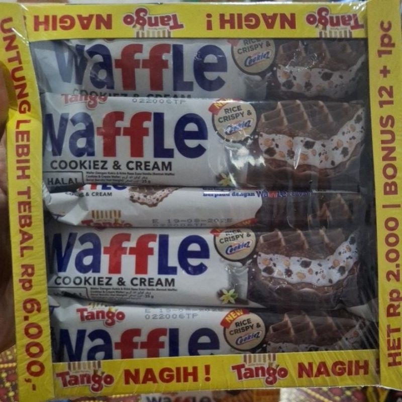 

Tango Waffle Cookiez and Cream 25g