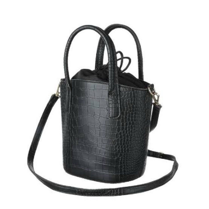 Miniso Crossbody Bag Crocodile Pattern / Tas selempang wanita tas tangan tas bahu wanita